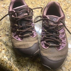 Merrell hiking shoes.